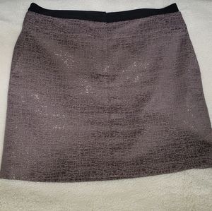ANN TAYLOR LOFT jacquard skirt